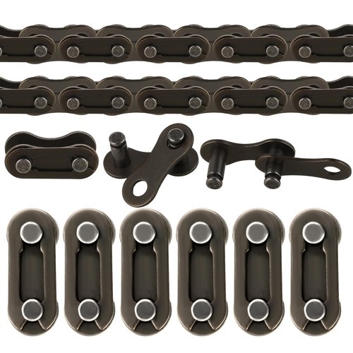 Teaaha 20 Set Bike Chain Metal Master Link for Bicycle Chain Removable Quick Split Bike Repair Parts for Bycicles, Mini Bikes, Mountain Bike, BMX Bike and Motorcycles, 567713_1_FM35EyDfb