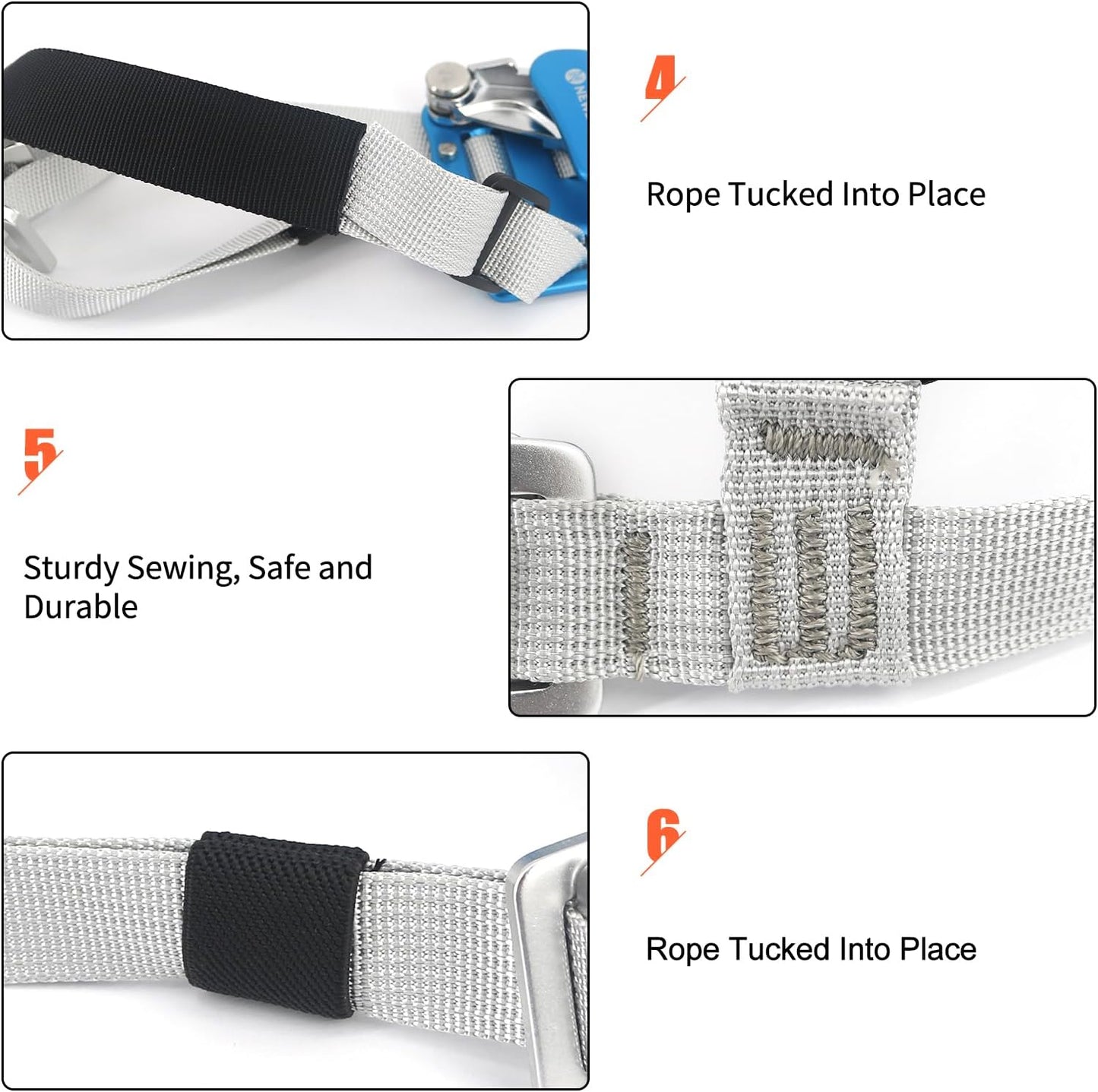 NewDoar Foot Ascender Riser Rock Climbing Mountaineering Equipment Climbing Device