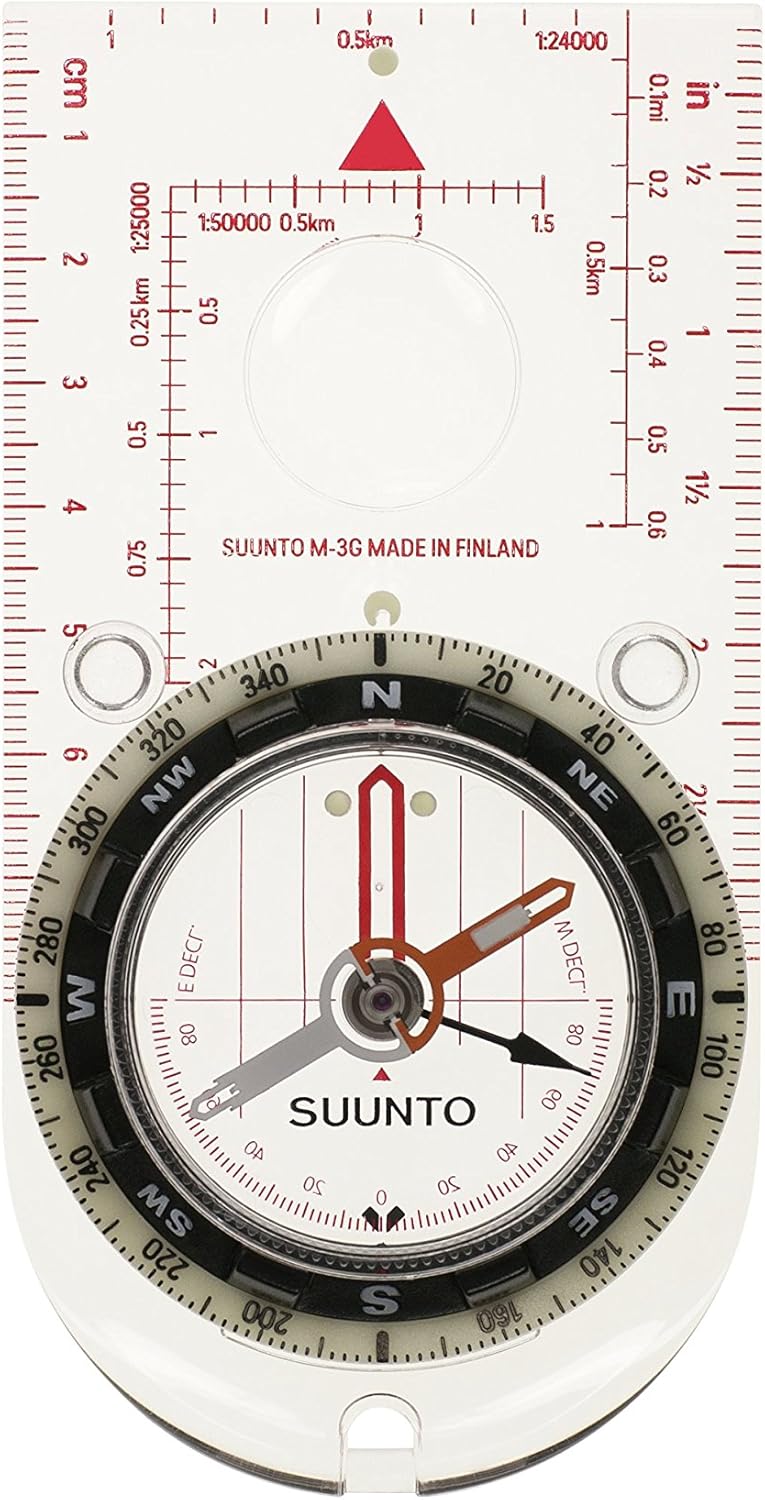 Suunto White Compass - Precision Navigation Tool for Outdoor Adventures