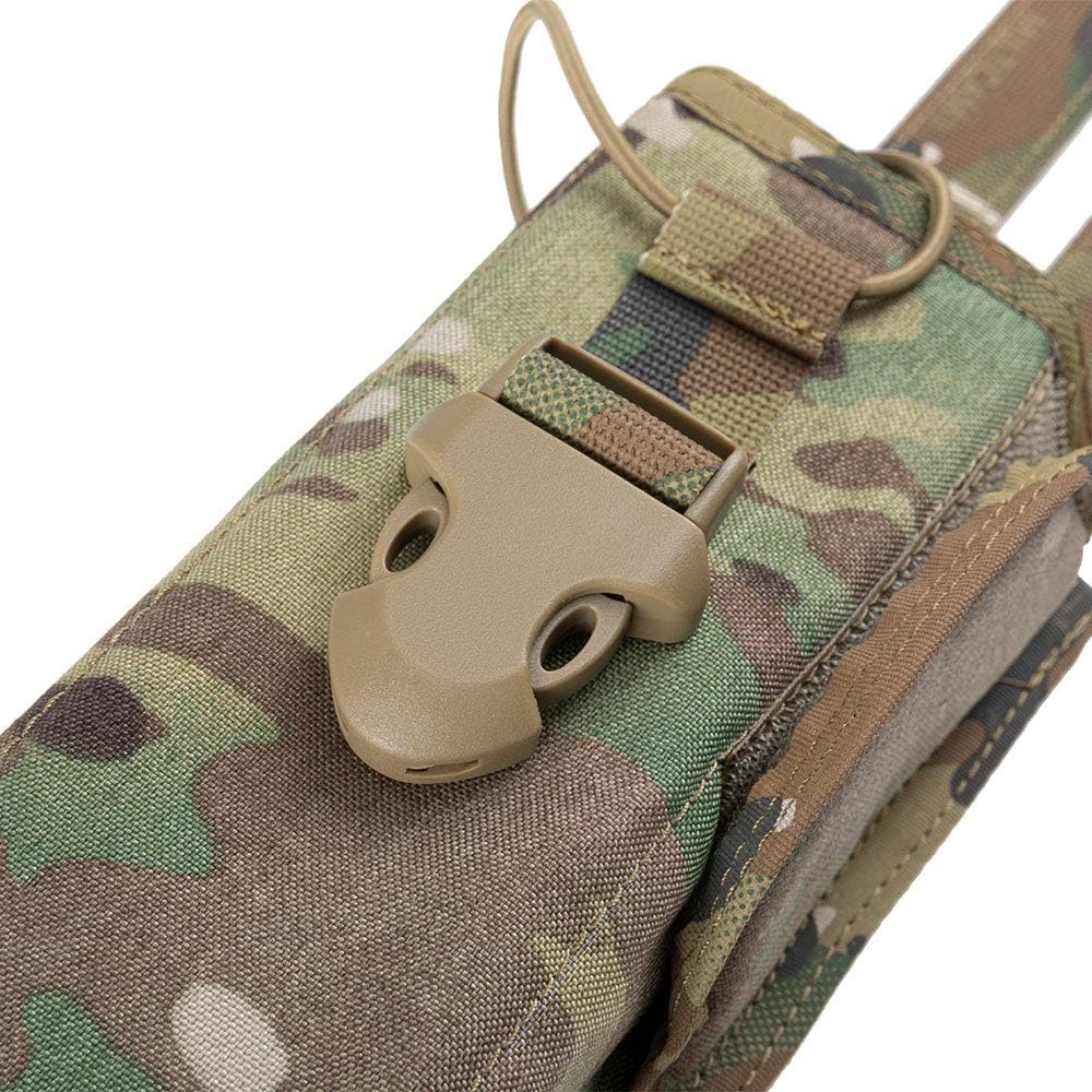 EXCELLENT ELITE SPANKER Tactical Universal Radio Holster Pouch Holder Case Bag Molle Adjustable Military Walkie Talkie Holder