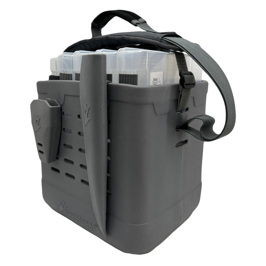 FROGG TOGGS EVA Tackle Vault Tote, Lightweight Customizable Tackle Bag with Accessories