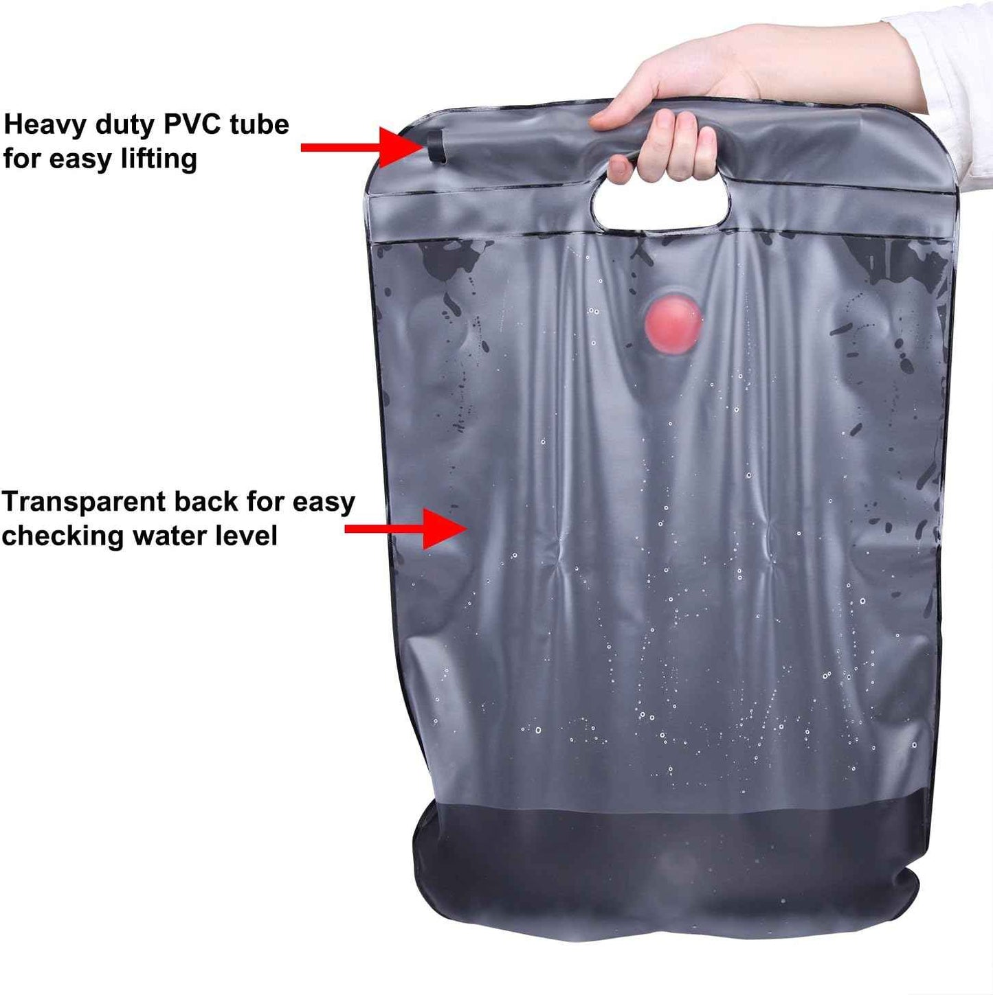 Portable Solar Camping Shower Bag - 5 Gallon Outdoor Shower for Hiking & Travel