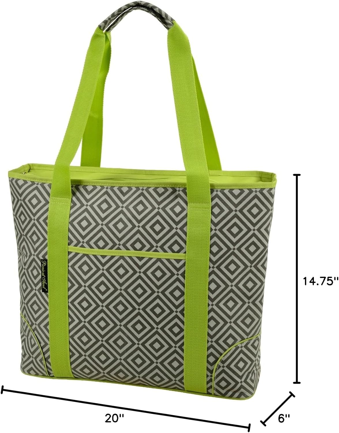Picnic at Ascot Extra Large Insulated Cooler Bag - 30 Can Tote- Designed & Quality Approved in USA