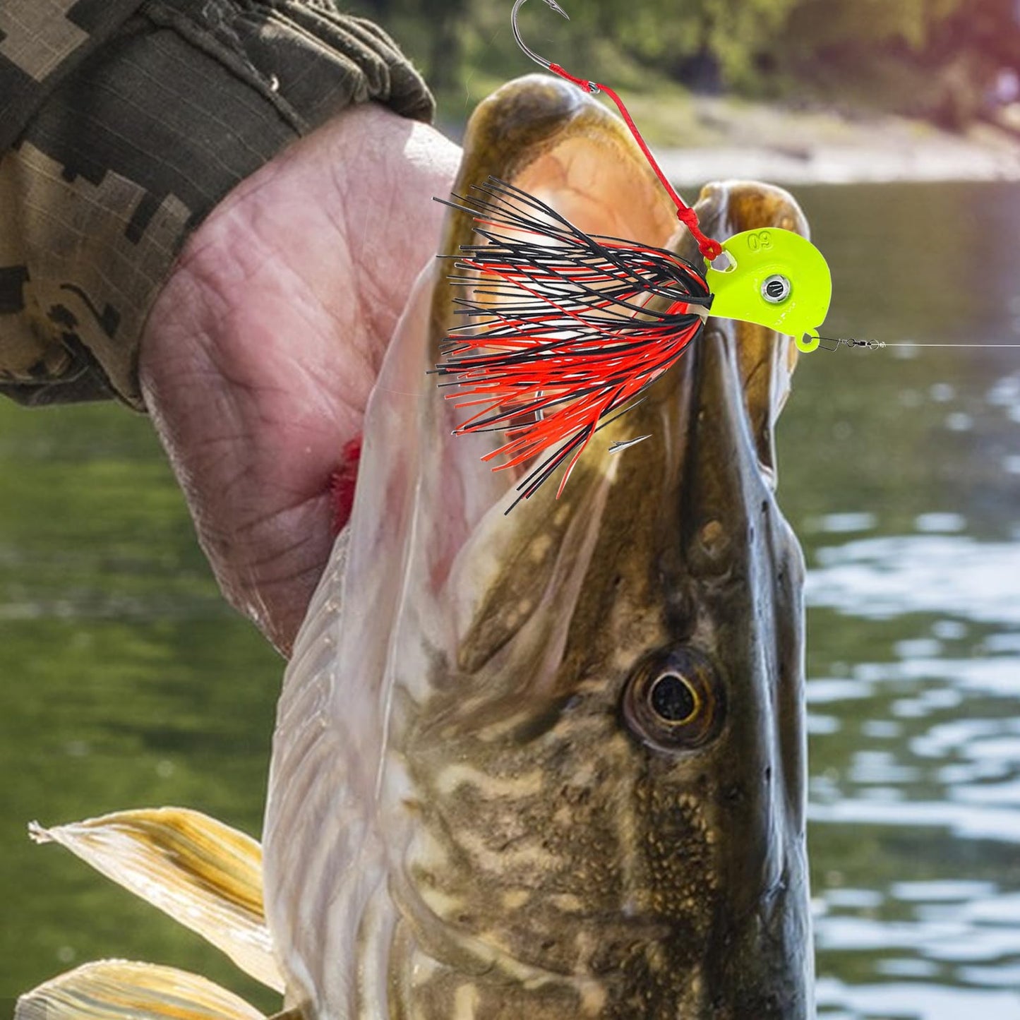 Ghanneey 18pc Fly Tying Materials Colorful Fishing DIY Fishing Accessory for Make Fly Fishing Lure Flies 18 Colors