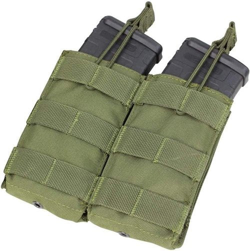 Condor Double M4/M16 Open Top Mag Pouch, Olive Drab