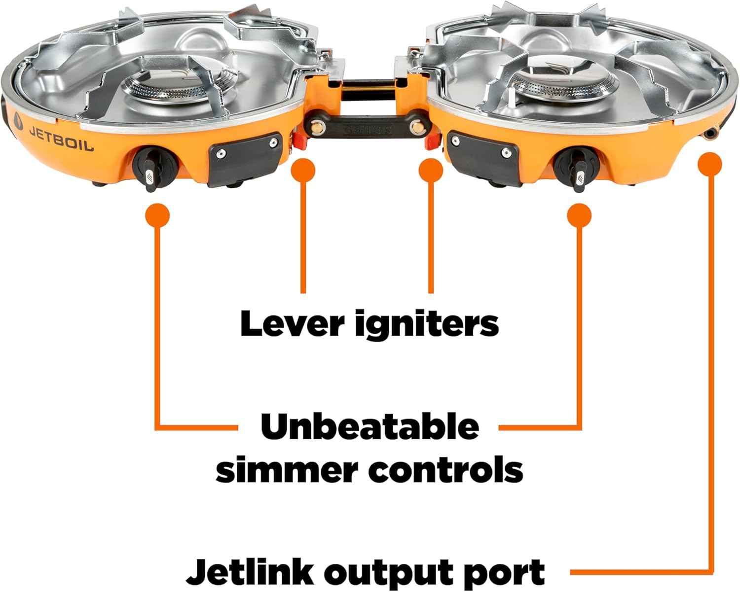 Jetboil Genesis Basecamp Camping Stove - Portable, Fast Boil, Perfect for Outdoor Adventures