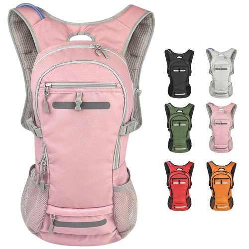Zavothy 18L Hiking Backpack for Women with 3L Insulated Hydration Pack - Water Backpack for Hiking, Trekking & Camping, Breathable Mesh Backpanel, Water-Resistant, 6 Pockets Pink