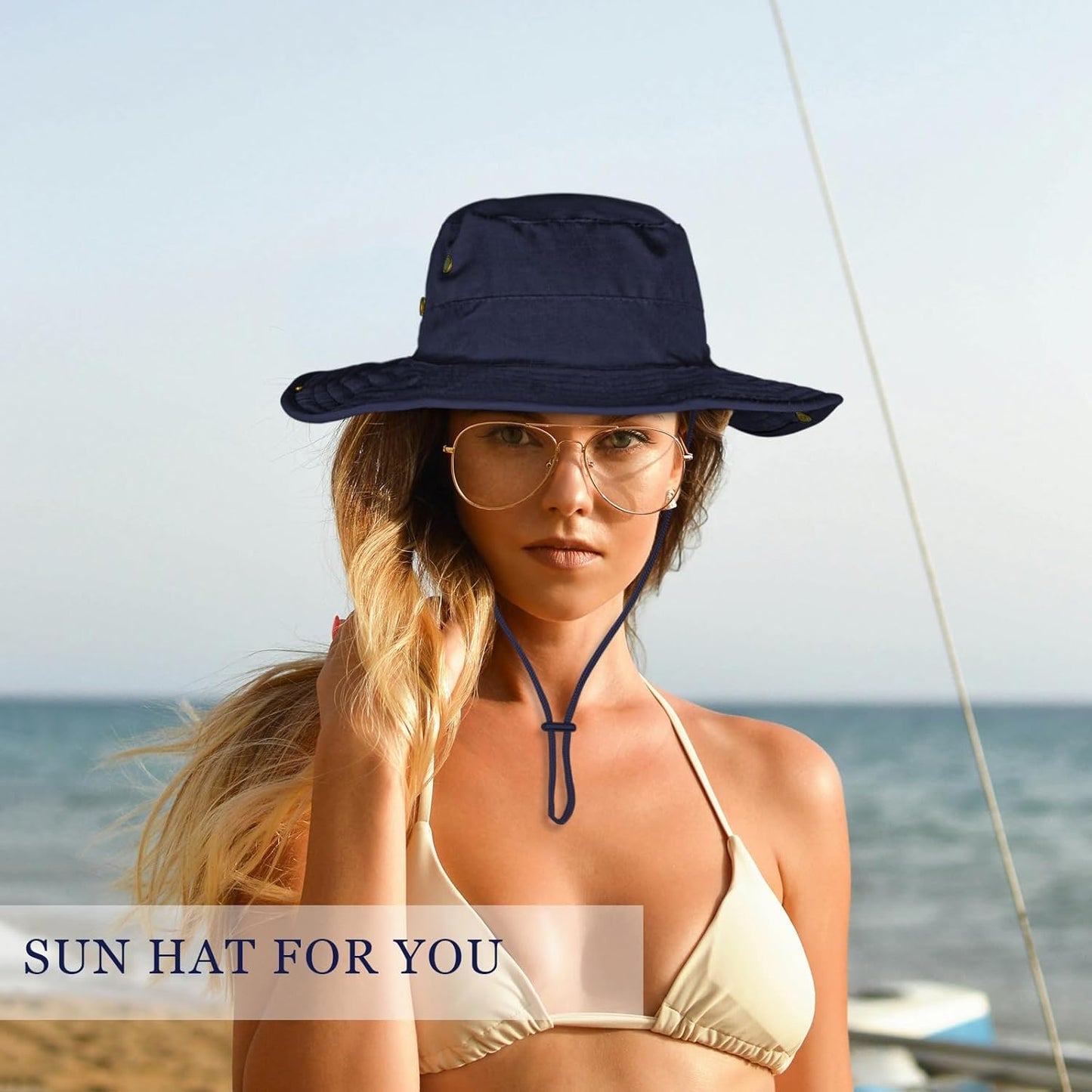 UPF 50+ Sun Hat | Foldable Boonie Hat for Men & Women | Fishing & Hiking