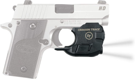 Crimson Trace Lightguard Weapon Light with Ambidextrous Controls, 2 Modes and Heavy Duty Construction for Tactical Carry, CCW and Competition