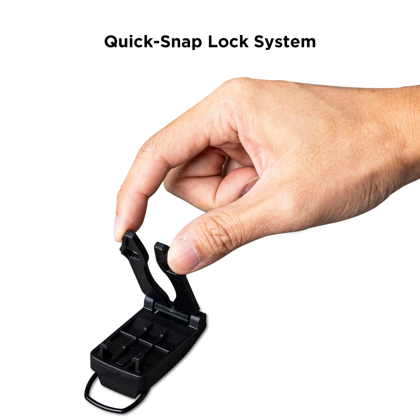 ALPAKA HUB Tactical Clip - EDC Gear Clips - MOLLE Accessories - Keychain Clip- Webbing Belt Clip with Locking Mechanism, Compatible with ALPAKA HUB Ecosystem