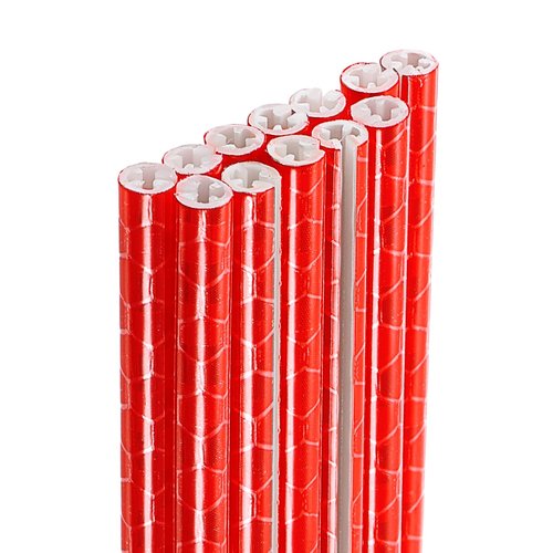 HARFINGTON 36pcs Bike Reflective Spoke Skins 0.2" Plastic Bicycle Spoke Reflectors Spoke Covers Trim Wrap Wheel 360°Visibility for Road Mountain Bike Motorcycles Decoration, Red