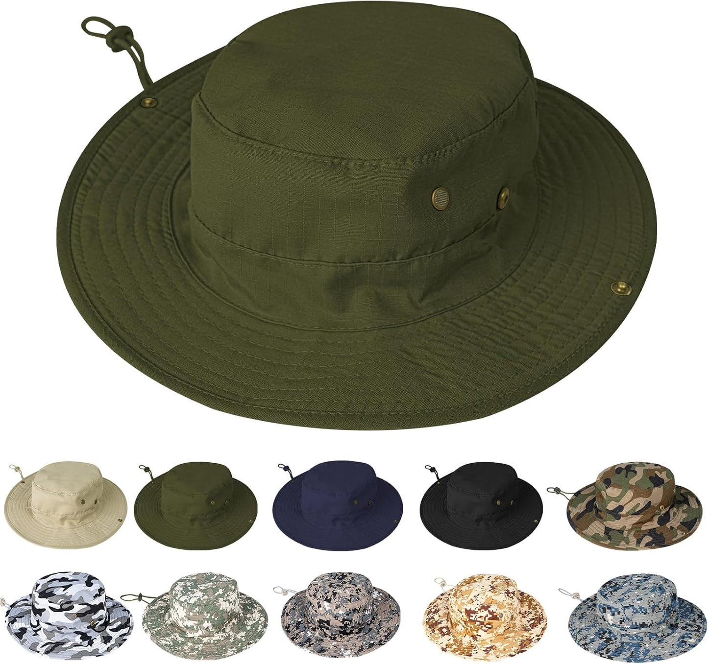 UPF 50+ Sun Hat | Foldable Boonie Hat for Men & Women | Fishing & Hiking