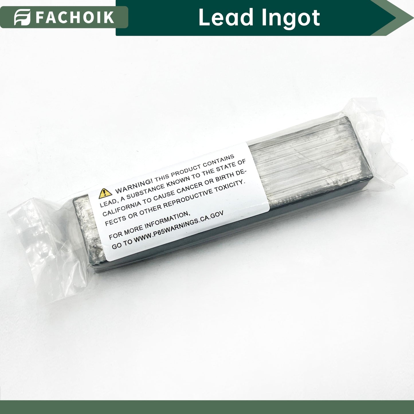 Fachoik Pure Soft Lead Ingots (99.9% Pure) for Casting of Fishing sinkers and Weights (5, Pounds)