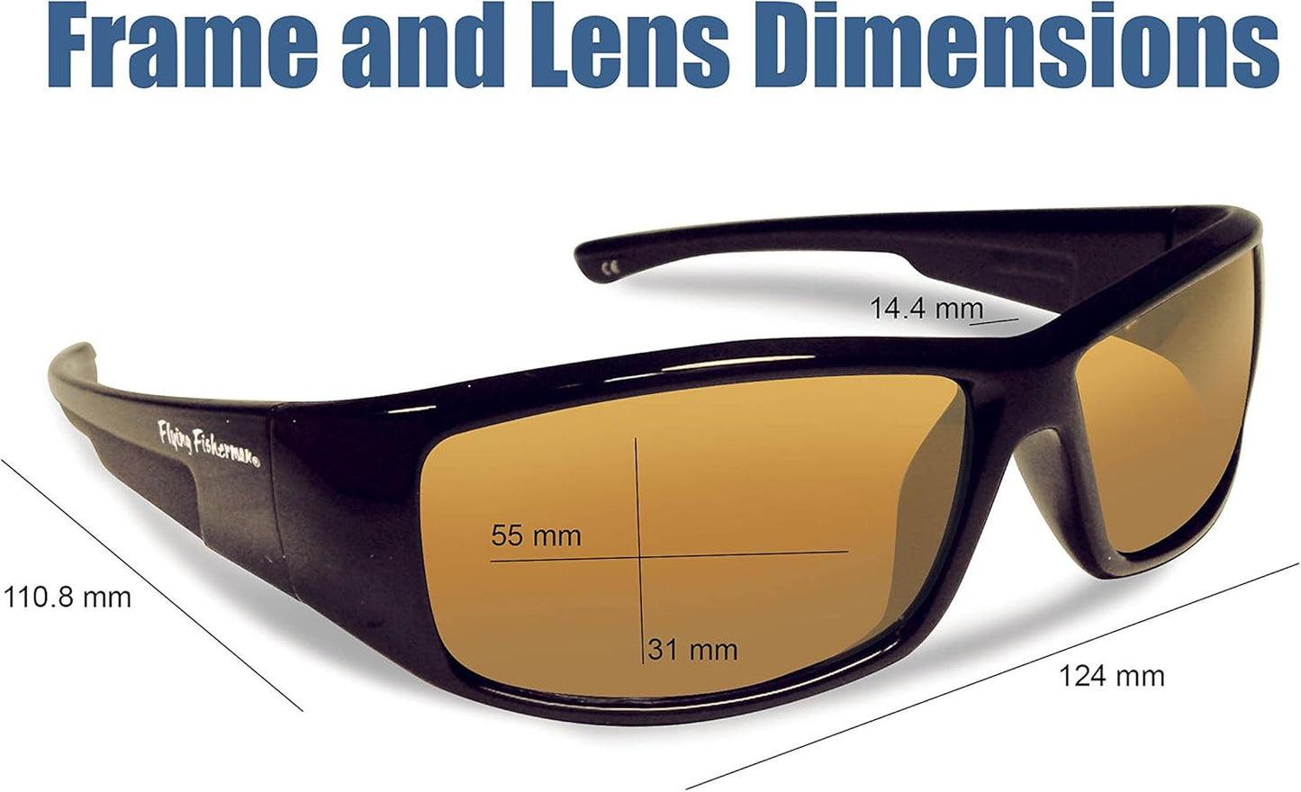 Flying Fisherman Gaffer Jr. Polarized Sunglasses with AcuTint UV Blocker for Fishing and Outdoor Sports