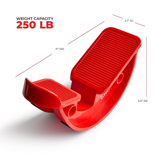 Sunny Health & Fitness Calf Stretcher and Foot Rocker for Plantar Tight Calves Relief Hamstring Ankle Strengthener Facetious Sling Stretch Fighter Stretching Device Mobility - NO. 108-RD