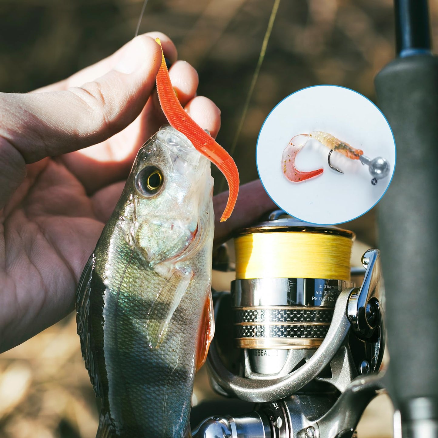 71Pcs Fishing Lures Kit, Fishing Tackle Box Fishing Baits Including Crankbaits for Bass, Salmon for Freshwater and Saltwater, Fishing Accessories Fishing Gear, for Dad Men