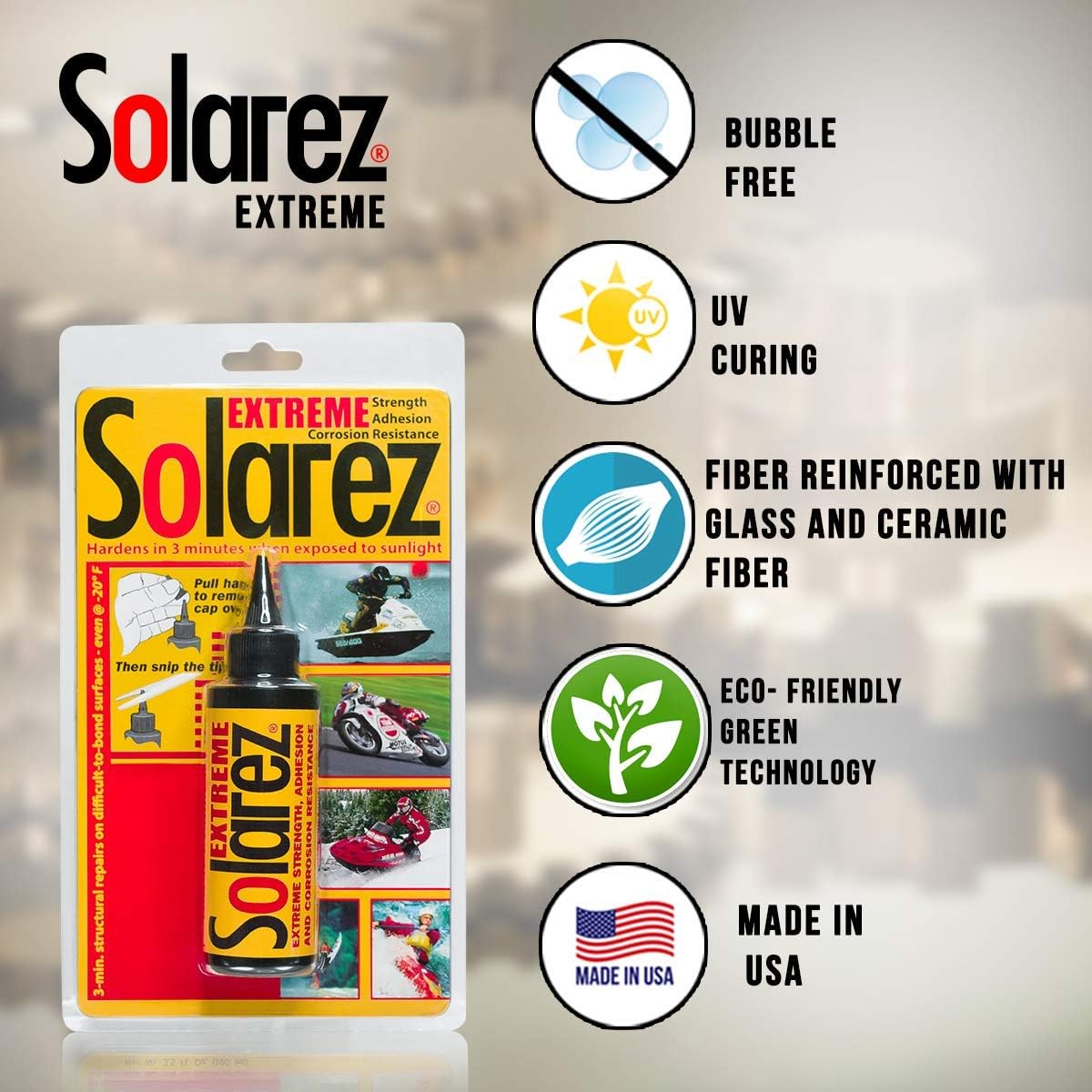 SOLAREZ Artisan Epoxy Resin Kit - Clear, UV-Resistant, 16 oz for Crafts & Repairs