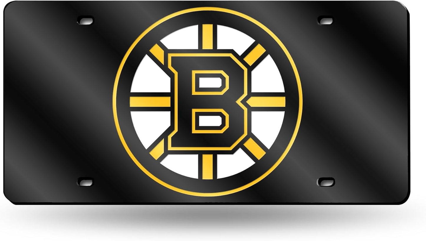 NHL Anaheim Ducks License Plate Tag - Laser Inlaid Metal Car Accessory