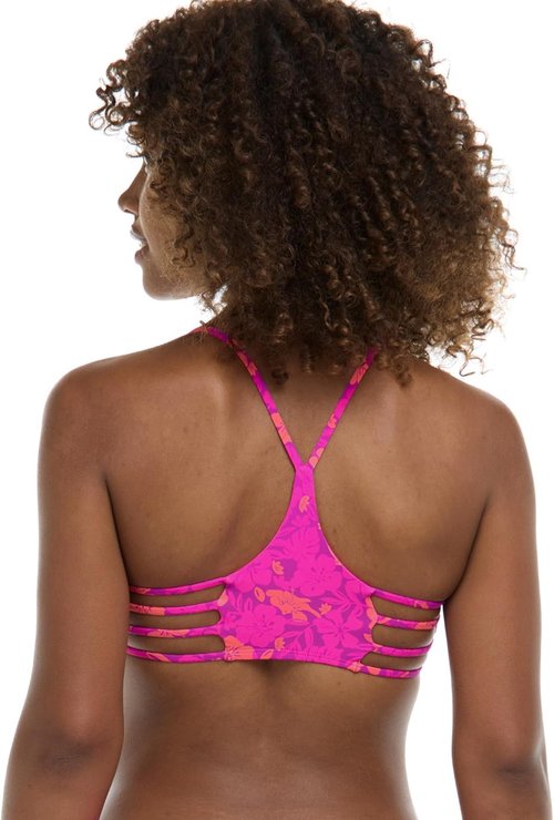 Body Glove Women's Alani Strappy Back Bikini Top - Stylish Halter Swimsuit