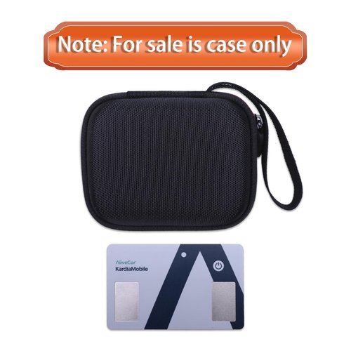 LTGEM Case Compatible with KardiaMobile Card Personal EKG Monitor, Black