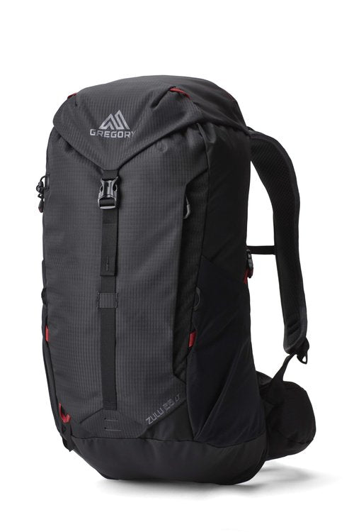 Gregory Zulu 28L Lt Unisex Hiking/Backpacking Pack, Freefloat Hipbelt, Internal Hydration Sleeve For Water Bladder, (Reservoir Not Included), One Size Fits All, Volcanic Black