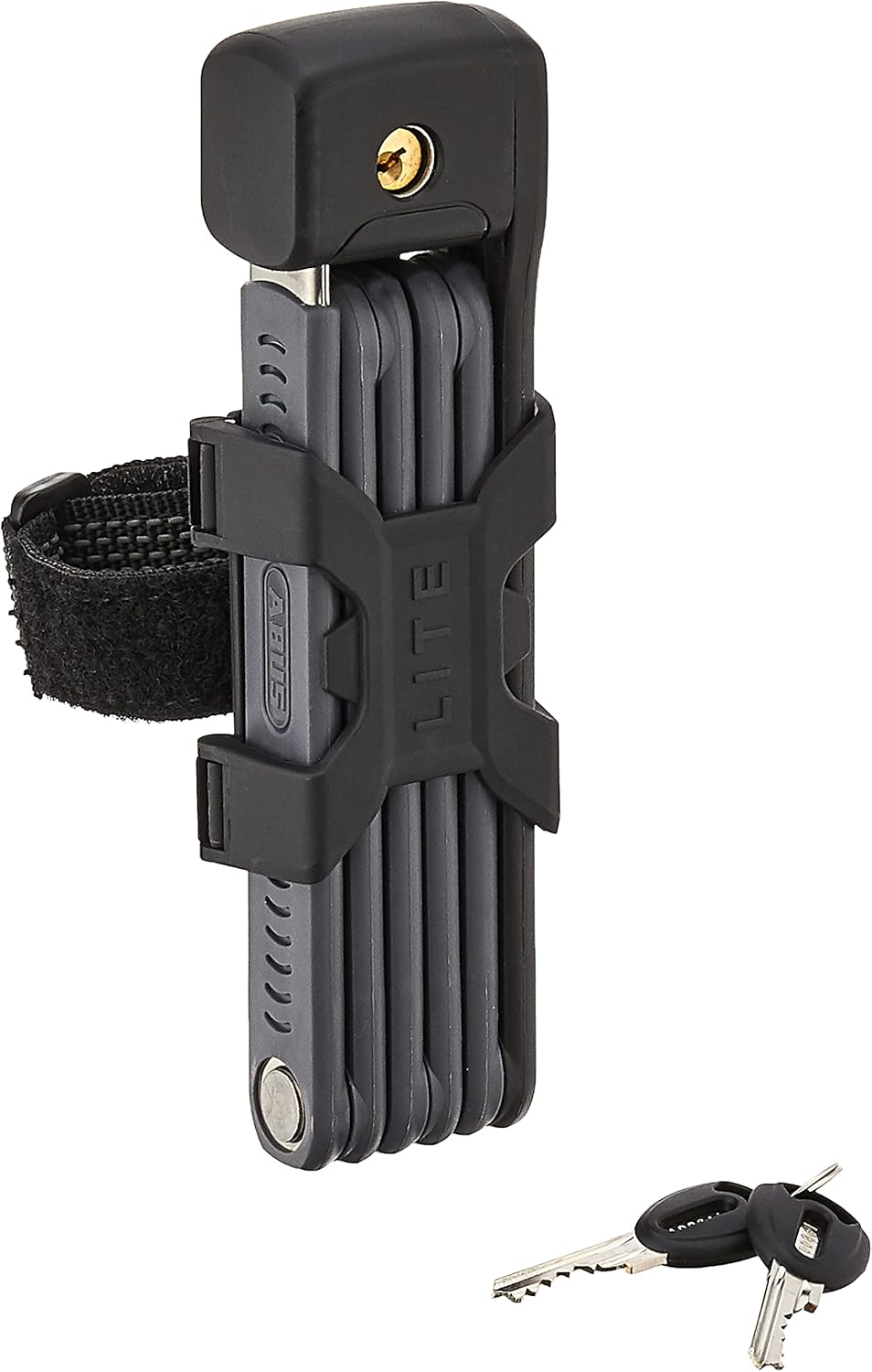 ABUS Bordo Ugrip Lite 6055/85cm Security Level 7 Bike Lock, Black