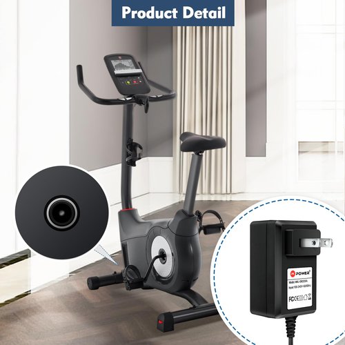 PKPOWER AC Adapter for Schwinn Stationary Bike, Power Adapter for Schwinn A10 A20 101 130 150 170 202 220 230 240 270 420 430 460 Exercise Elliptical Recumbent Trainer