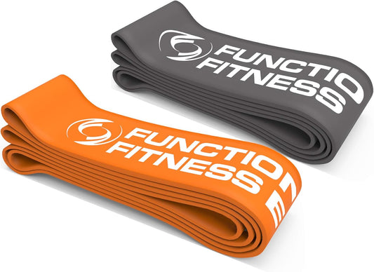 Functional Fitness Pull Up Assist Resistance Bands | Heavy Duty Loop Exercise Bands for Powerlifting, Mobility, and Stretching | Travel Friendly Resistance Bands for Workout | Combo Pack of 5