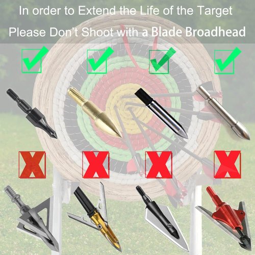 Dostyle Archery Targets Traditional Solid Straw Round Archery Target Shooting Bow Coloured Rope Target Face Three Layer for Shooting Practice