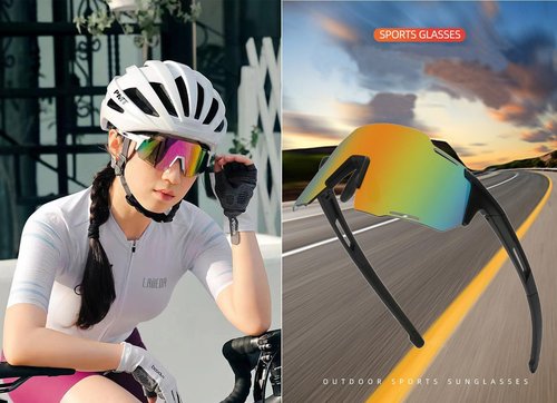 SOIAODRAH Polarized Sports Sunglasses,Lightweight Sun Glasses with UV Protection for Driving Fishing Cycling Golf