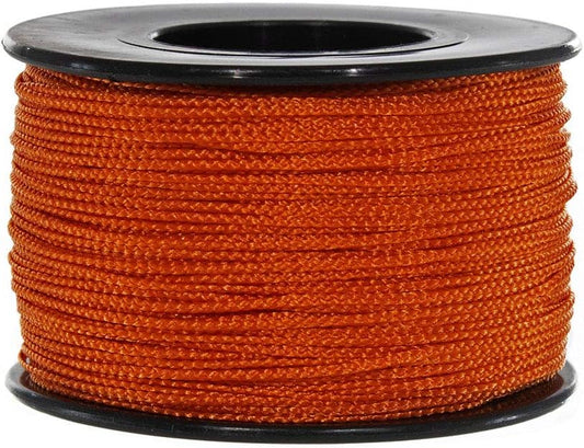 Micro Sport Cord 1.18mm X 125 Ft Small Spool Lightweight Braided Cord (Burnt Orange)