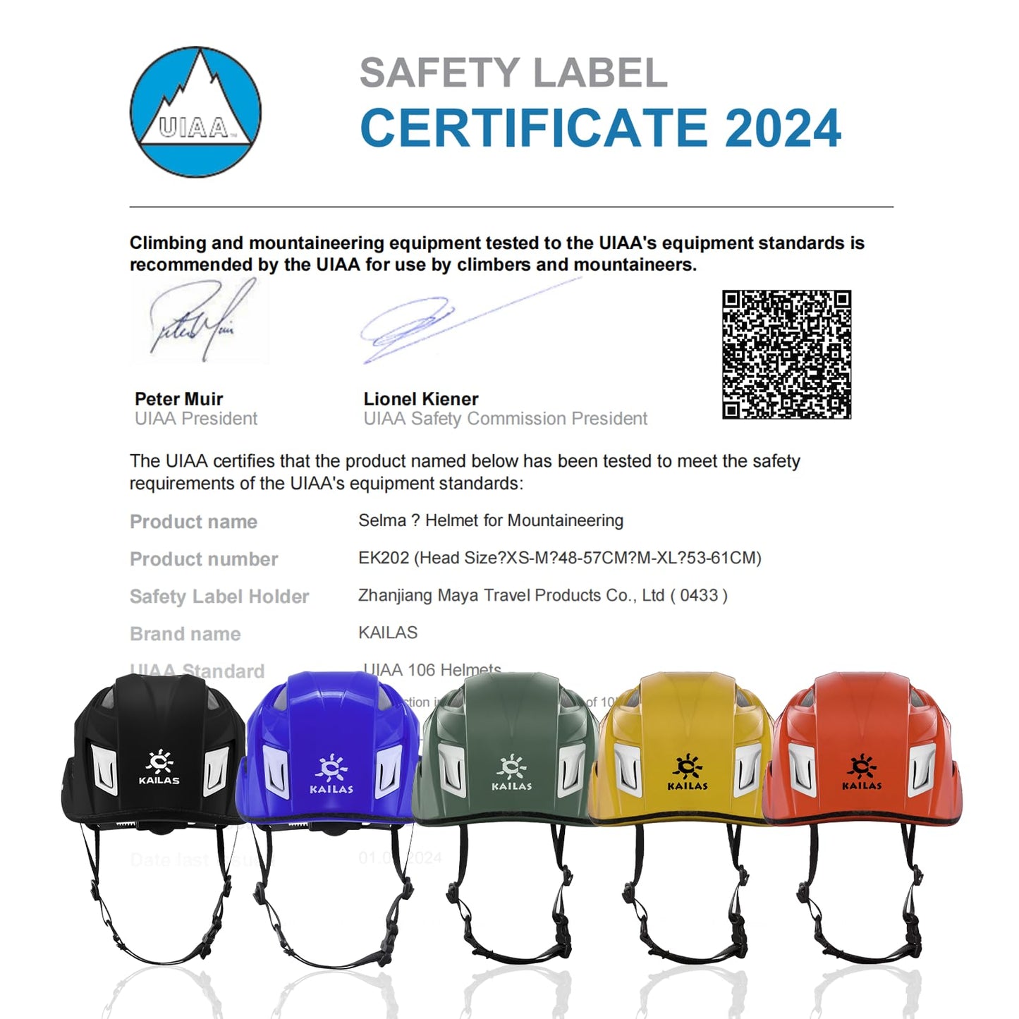 KAILAS Rock Climbing Helmet Men Arborist Half Helmet Rescue Mountaineering Hiking Caving Lightweight Adults Adjustable