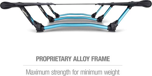 Helinox Cot One Portable Camping Cot - Lightweight, Compact & Collapsible, Regular Size, Black