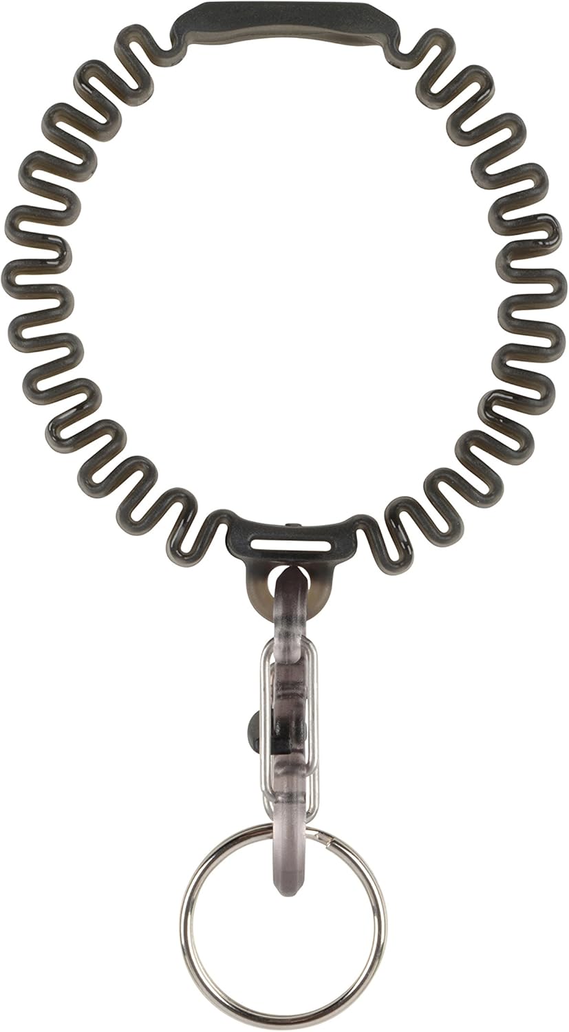 Nite Ize KWB-03-R6 Key Band-It, Stretch Wristband Key Chain With S-Biner Clip, Blue