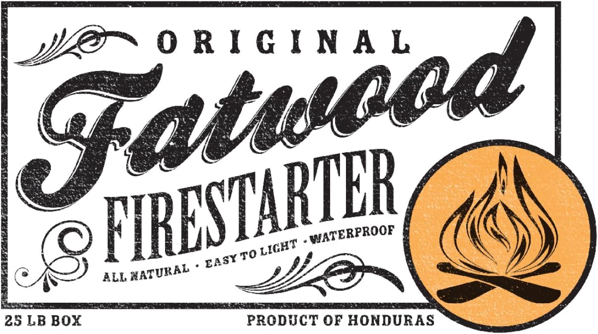 2400 Earth Worth | 10 Pound Box - Fatwood Firestarter,Brown