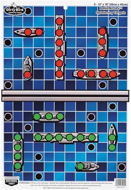 BIRCHWOOD CASEY Pregame 12" x 18" Game Shooting Targets - Highly Visible Instant Splattering Targets - for Use with All Guns & Calibers