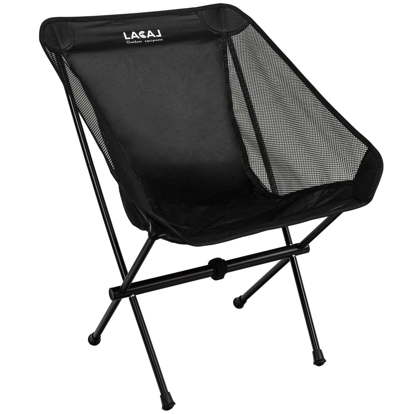 G2 GO2GETHER Ultra-Light Folding Camping Chair, All-Aluminum Frame, Surper Breathable Fabric, Easy to Carry, Compact Storage Size (1, Black)