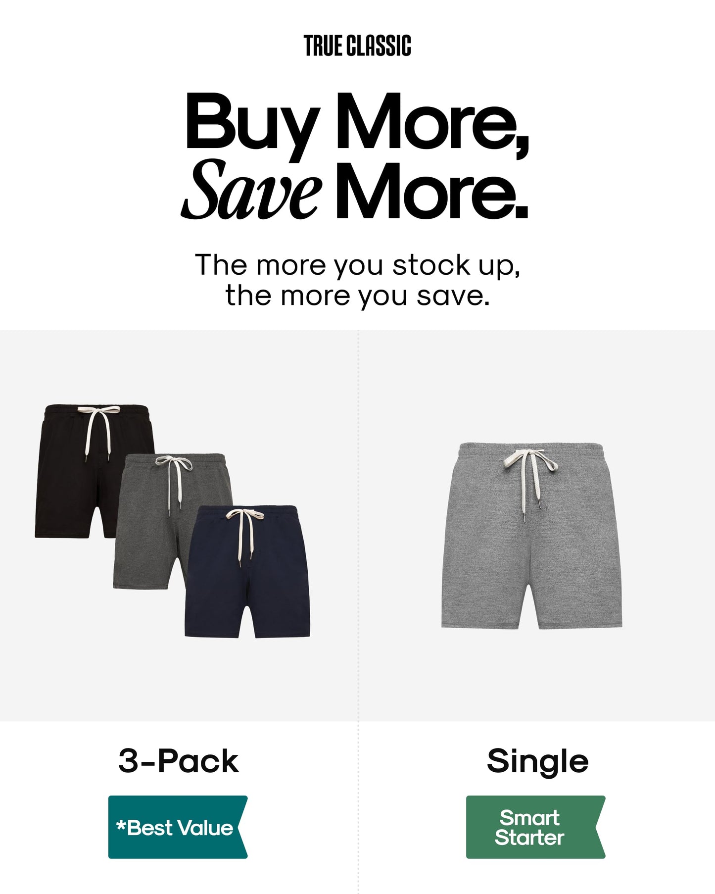 True Classic Novelty Mens Shorts – Gym Shorts for Men, Quick Dry Mens Athletic Short & Sweat Short for Workout and Running, 7.5" Quick Dry, Pack of 1, Black, L