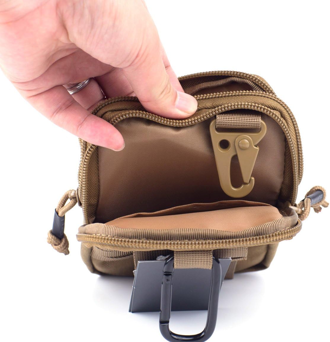 Tactical Molle EDC Pouch - Utility Gadget Belt Waist Bag with Cell Phone Holder