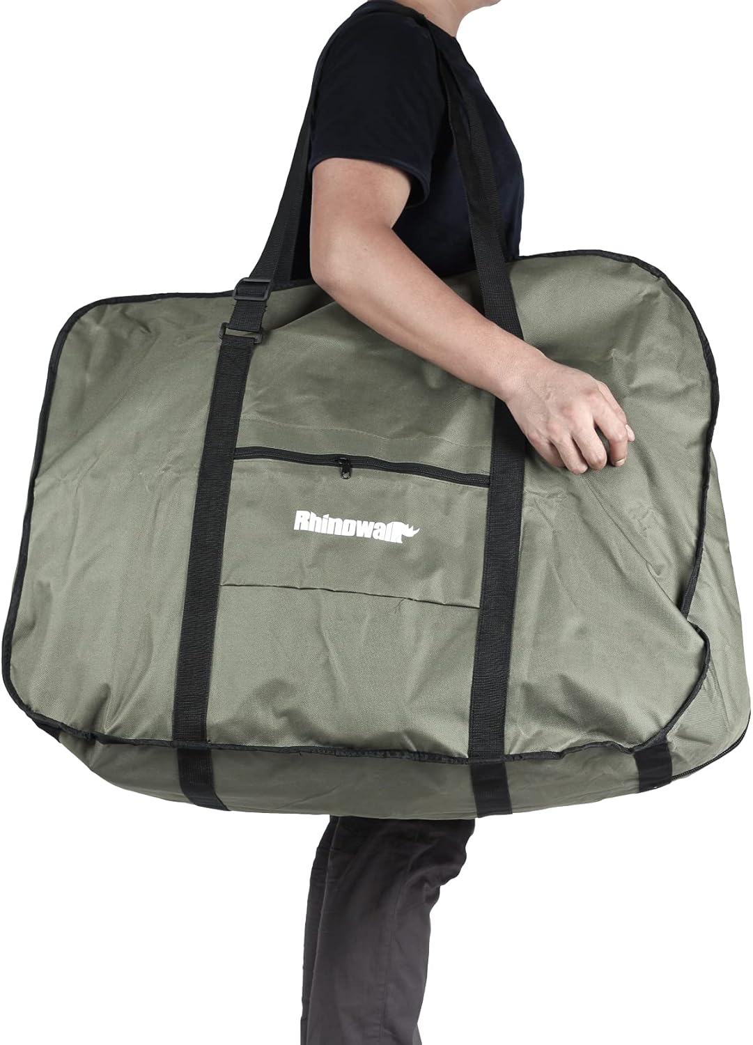 Rhinowalk Folding Bike Carry Bag 20" Thick/ 26" Thin/26 Thick Bicycle Transport Storage Case Bike Travel Bag for Air Travel,Shipping Professional Cycling Accessories