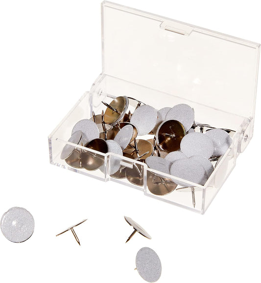 Allen Company Reflective Trail Marking Tacks (Pack of 50) White, 1/2"