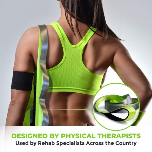 Gradient Fitness Stretching Strap for Physical Therapy, 12 Multi-Loop Stretch Strap 1.5" W x 8' L, Physical Therapy Equipment | Muscle Roller Stick with Free Exercise eGuide, Body Massage Stick Tools