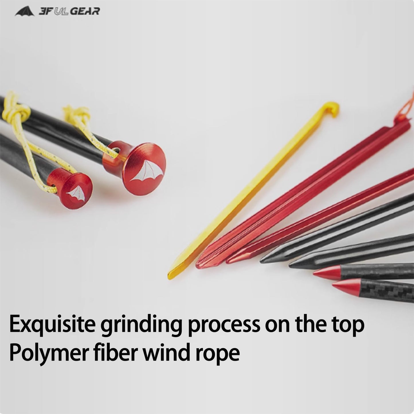 3F UL Gear 6/10PCS Lightweight Camping Tent Stakes, 5.9/7.8'' Hollow Aluminum Alloy Tent Pegs Ground Stakes, Essential Camping Accessories for Camping, Garden, Hiking (15cm-6pcs)