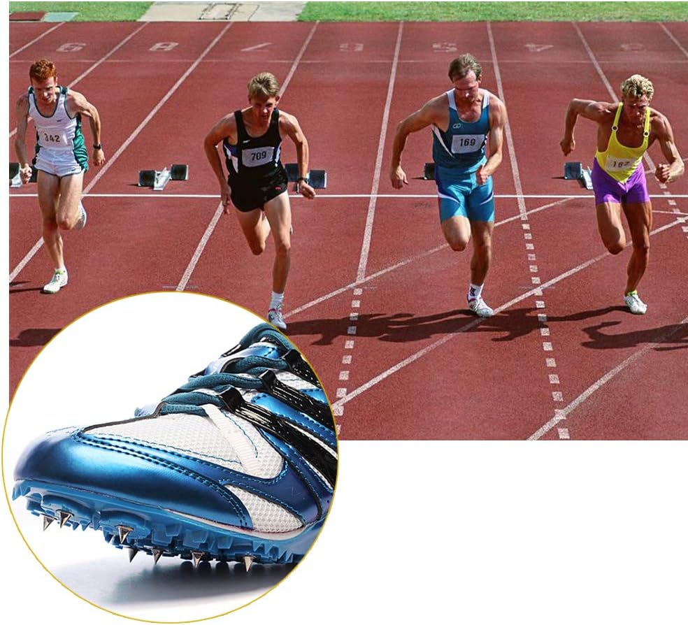 AUGSUN 120pcs Stainless Steel Track and Cross Country Spikes with Spike Wrench, Replacement Spikes for Sprint Sports Short Running Shoes
