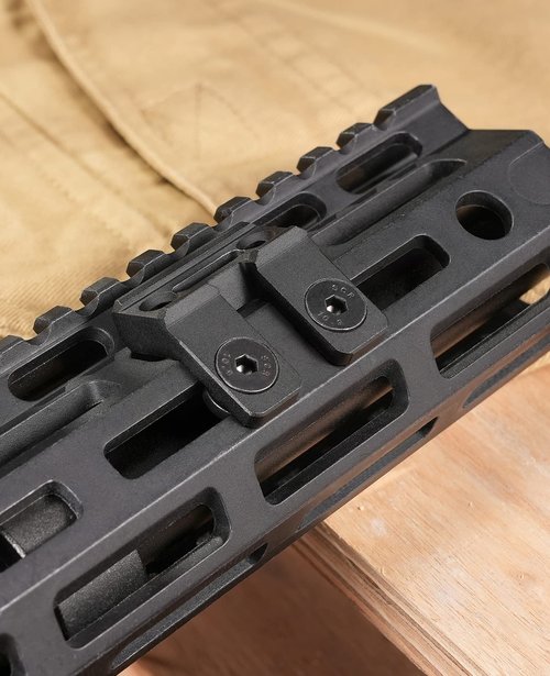 CVLIFE M-Rail Mount for Tactical Flashlight, 45 Degree Compatible with Streamlight Protac Series/Surefire M300/M600 Series
