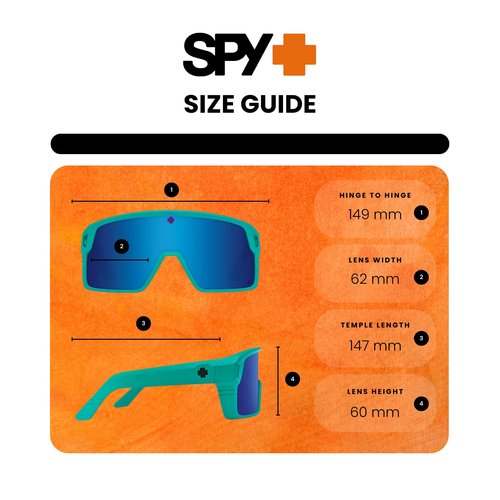 Spy Monolith 6700000000150 62MM Matte Teal/Happy Gray Green Dark Blue Spectra Mirror Rectangular Sunglasses for Men +BUNDLE with ACCESSORY EYEWEAR KIT