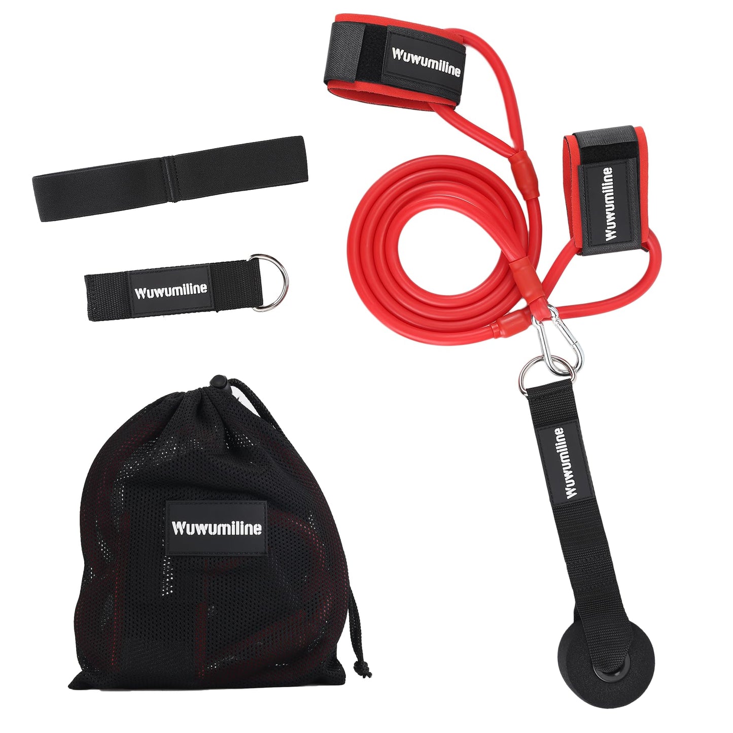 Baseball Softball Resistance Bands with Baseball Swing Trainer Band, Arm Strength Training Equipment Exercise for Flexibility and Throwing Velocity for Pitching Trainer with 5 Accessories(30lbs)