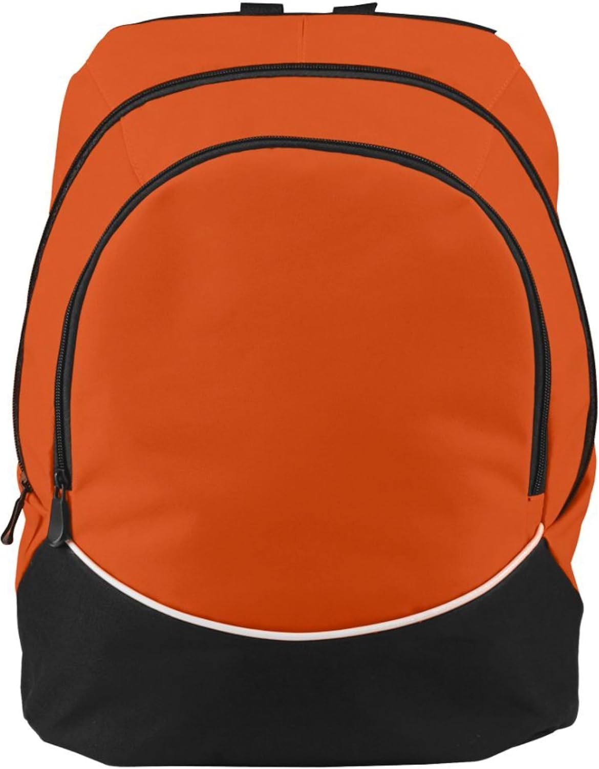 Tri-Color Large Backpack for Sports & Travel - Purple/Black/White by Augusta Sportswear