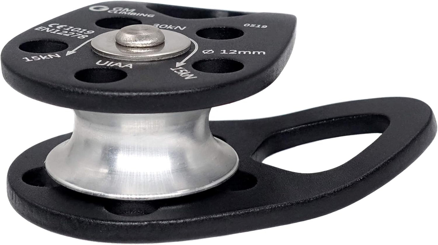GM CLIMBING Swing Cheek Micro Pulley 30kN CE UIAA Certified