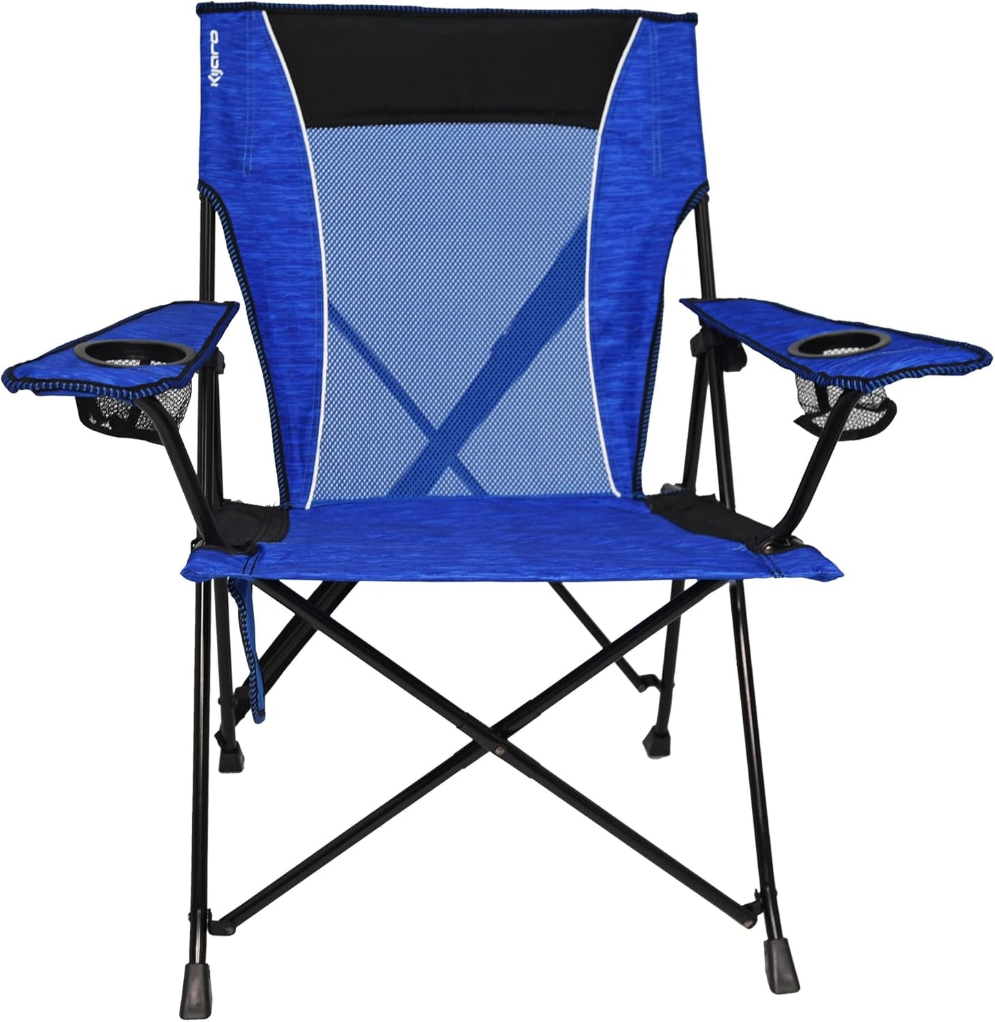 Kijaro Enjoy Versatile Folding Sports, Outdoor Chair & Lawn Chair, Dual Lock Feature, Maldives Blue (Hard Arm)